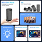 Projector Android11 4K 1280*720P HY300 Pro Dual Wifi 260ANSI 180 Flexible BT5.0 Cinema Outdoor Portable Projetor