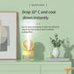 Hogar Spray fan Humidifier Cooling Fan With Night Light 350 Ml Tank Desktop Fan Turbine Foldable Cold Air Humidifier Spray Fan