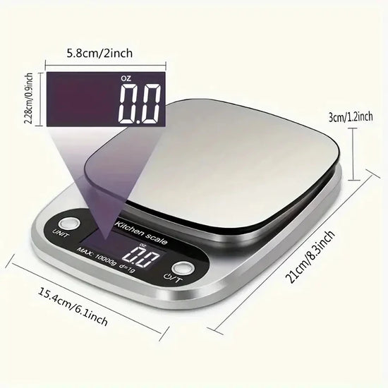 Accurate Digital Kitchen Scale for Cooking and Baking