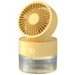 Hogar Spray fan Humidifier Cooling Fan With Night Light 350 Ml Tank Desktop Fan Turbine Foldable Cold Air Humidifier Spray Fan